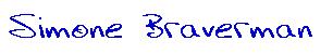 Simone Braverman Signature