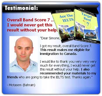 IELTS Books testimonial